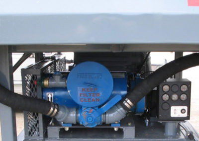 Fruitland vacuum pump installed on a truck