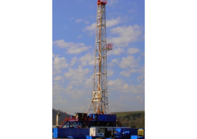 A gas drilling structure